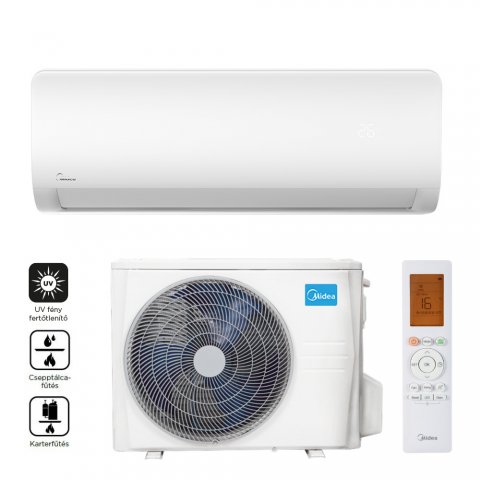 Midea MEX-18-SP All Easy Pro, 5,3kW hűtő-fűtő oldalfali split klíma szett, A+++/A+, Wifi, R32 - Split klíma