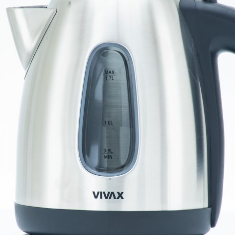 Vivax WH179SS vízforraló, 1,7 liter, 2200W, inox - Vízforraló