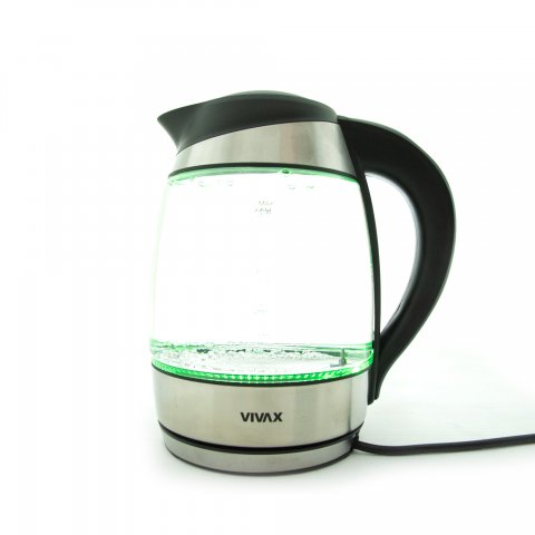 Vivax WH180TC vízforraló, 1,8 liter, 2200W, hőfokszabályzós, LED világítással - Vízforraló