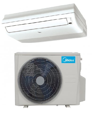 Midea MUE-24HRFN8-SP parapet-mennyezeti hűtő-fűtő split klíma szett, 7,1kW, A++/A+ - Parapet-mennyezeti klíma