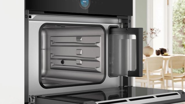 Bosch CDG714XB1 beépíthető gőzpároló, 38 liter, fekete - Beépíthető Mikrosütő, Gőzpároló