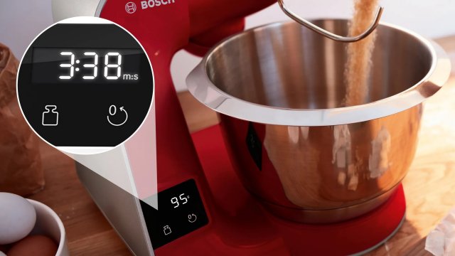 Bosch MUM5X720 univerzális robotgép, 1000W, Vörös-ezüst - Univerzális robotgép