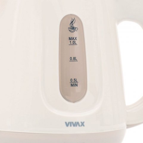Vivax WH103WB vízforraló, 1liter, 1100W, Fehér - Vízforraló