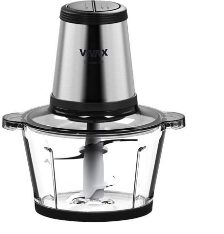 Vivax MC3501 aprító üveg tállal, 350W, fekete-inox - Aprító, turmix, mixer, húsdaráló