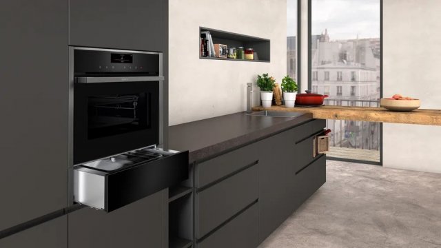 Neff N17XH10G0 beépíthető vákuum-fiók, grafitszürke - Melegentartó vagy vákuum fiók