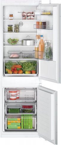 Bosch KIN86NSE0 beépíhető kombinált hűtőszekrény, 184+76 liter, E, NoFrost