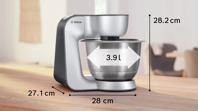 Bosch MUM58359 univerzális robotgép, 1000W, ezüst - Univerzális robotgép