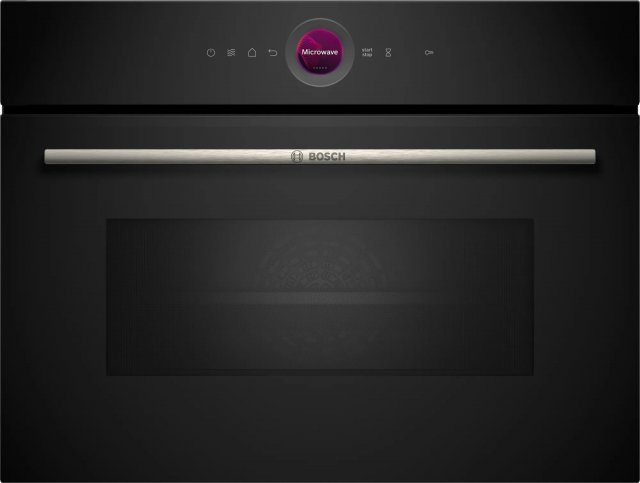 Bosch CEG732XB1 beépíthető mikrohullámú sütő grill funkcióval, 36 liter, TFT kijelző, fekete - Beépíthető Mikrosütő, Gőzpároló