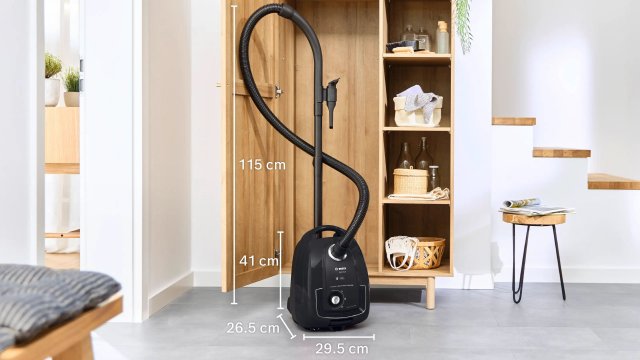 Bosch BGB38BA3T Serie4 porzsákos porszívó, 850W, fekete - Porszívó, takarítógép