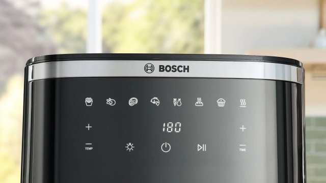 Bosch MAF671B1 Serie 6 Air Fryer, 7,2 Liter, 1800W, fekete - Olajsütő, forrólevegős sütő