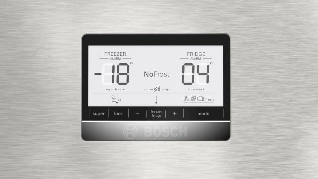 Bosch KGN86AIDR kombinált hűtőszekrény 479+152 liter, D, NoFrost, inox - Szabadonálló hűtő, hűtőszekrény