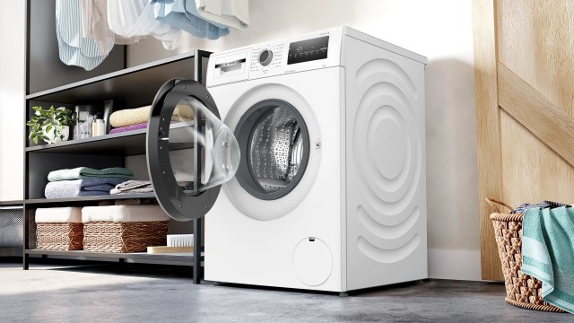 Bosch WAN2426NBY Serie 4 elöltöltős mosogép, 8kg, 1200 fordulat, A, Iron Assist - Elöltöltős mosógép, mosó-szárító
