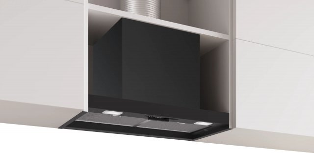 Bosch DBB63BC60 integrált páraelszívó, 60cm, 384m3/h, fekete - Páraelszívó