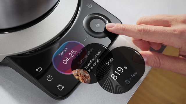 Bosch MUMS8ZS00 Serie 8 konyhai robotgép mérleggel, 1800W, fekete-ezüst - Univerzális robotgép