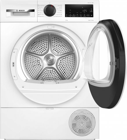Bosch WQG243DMBY Serie 6 hőszivattyús szárítógép, 9kg, C, EasyClean, AutoDry - Szárítógép