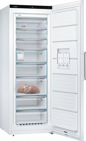 Bosch GSN58AWCV fagyasztószekrény, 366 liter, NoFrost, C, Fehér - Fagyasztószekrény, fagyasztóláda, jégkészítő