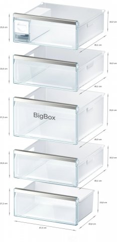 Bosch GSN58AWCV fagyasztószekrény, 366 liter, NoFrost, C, Fehér - Fagyasztószekrény, fagyasztóláda, jégkészítő