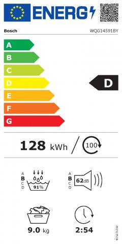 Bosch WQG14591BY Serie 6 hőszivattyús szárítógép, 9kg, Self Cleaning, Autodry, D - Szárítógép