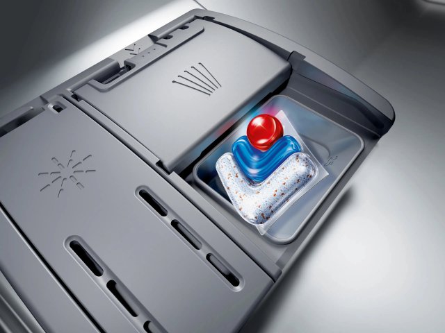 Bosch SMI6ZCS10E beépíthető, kezelőpaneles mosogatógép, 60cm, 14 teríték, B, Perfect Dry, Home Connect - Beépíthető mosogatógép