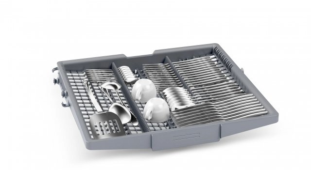 Bosch SMI6ZCS10E beépíthető, kezelőpaneles mosogatógép, 60cm, 14 teríték, B, Perfect Dry, Home Connect - Beépíthető mosogatógép