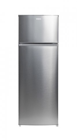 Vivax DD235EX felülfagyasztós hűtőszekrény, 194+41 liter, E, inox - Szabadonálló hűtő, hűtőszekrény