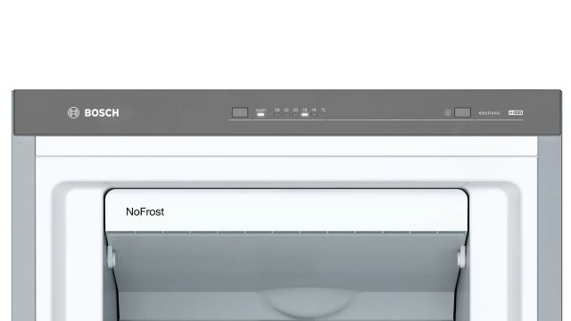 Bosch GSN33VLEP fagyasztószekrény, 225 liter, E, NoFrost, Inox look - Fagyasztószekrény, fagyasztóláda, jégkészítő