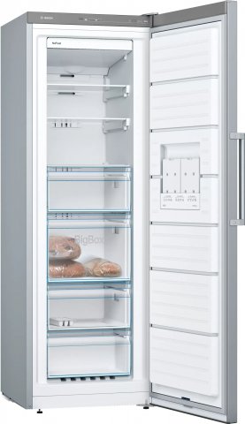 Bosch GSN33VLEP fagyasztószekrény, 225 liter, E, NoFrost, Inox look - Fagyasztószekrény, fagyasztóláda, jégkészítő